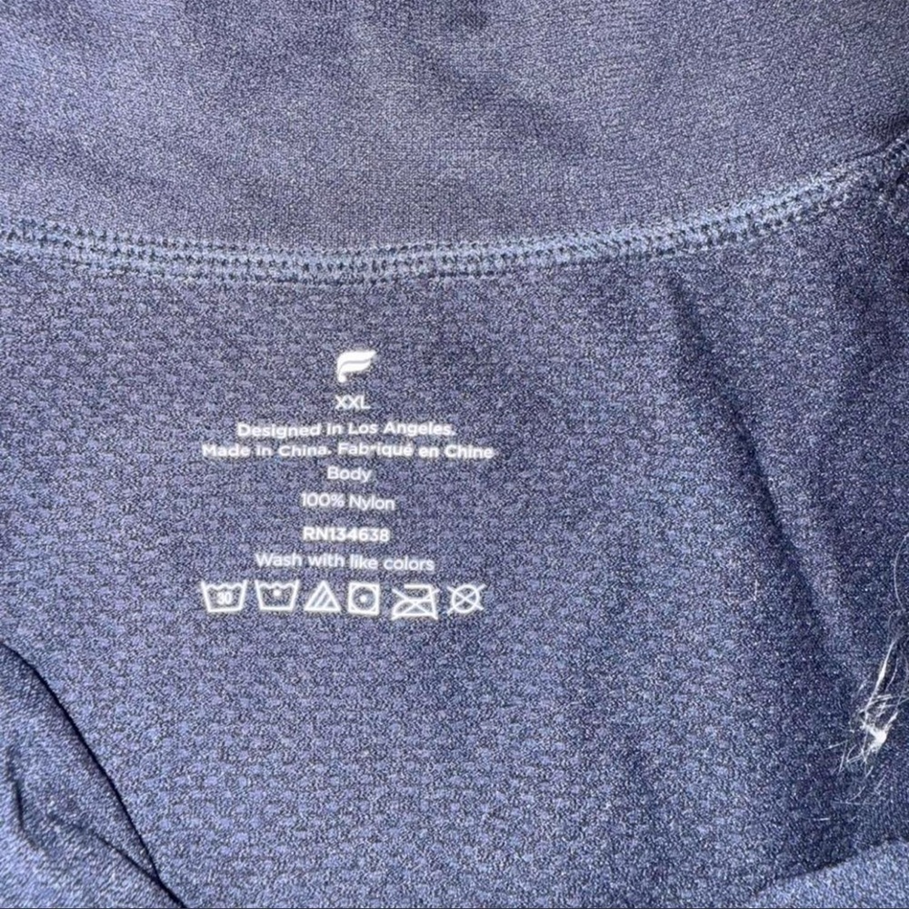Fabletics Navy Blue Quarter-Zip Pullover - image 3